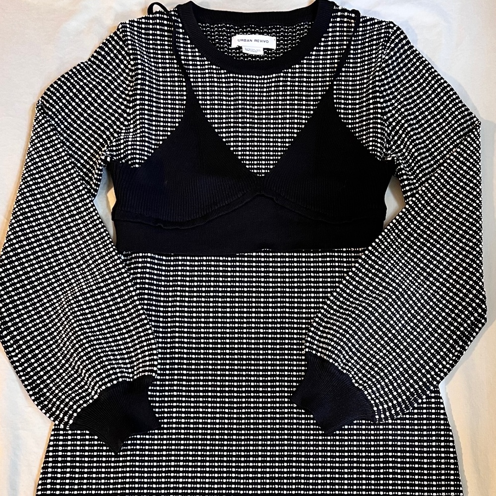 Long sleeve event dress